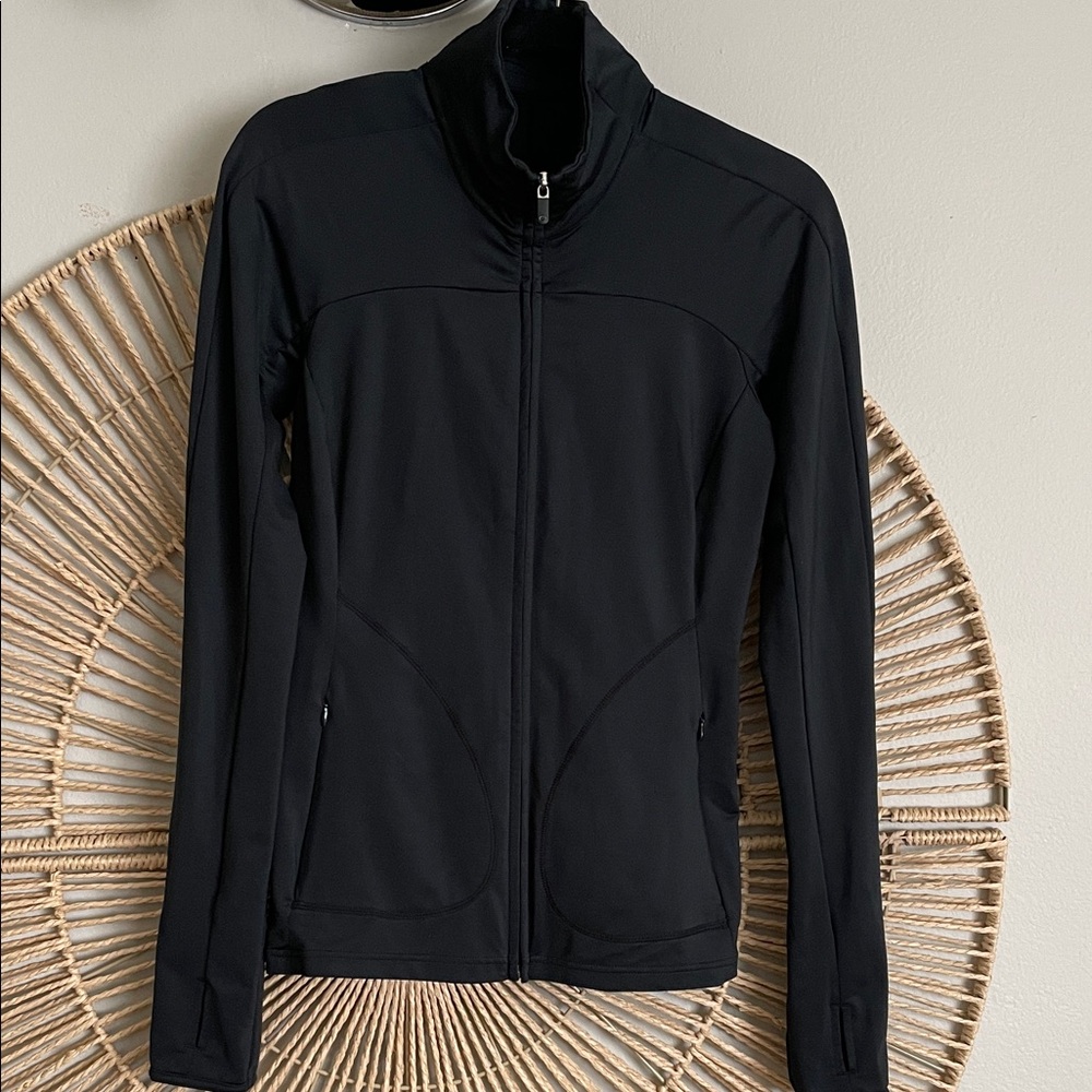 Gap Fit Black Women's Zip-Up Athletic Jacket Size S